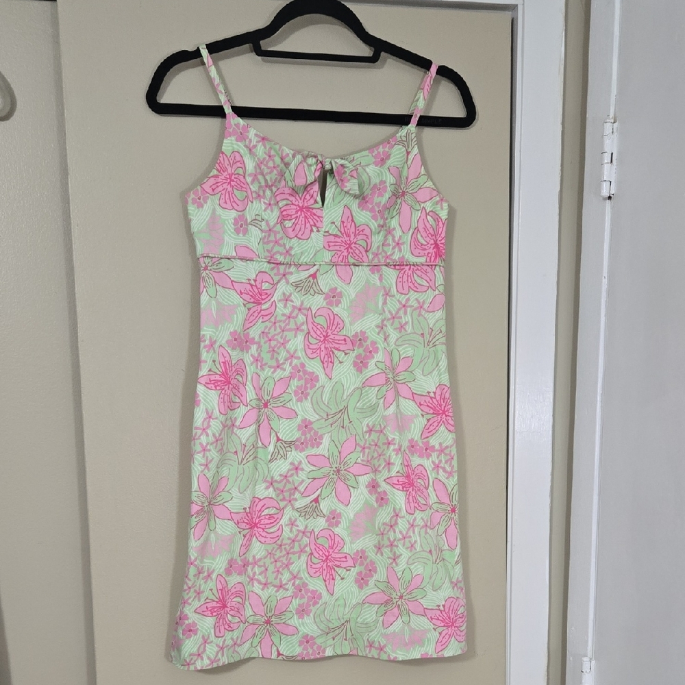Lilly Pulitzer Pink Floral Mini Dress on Mint